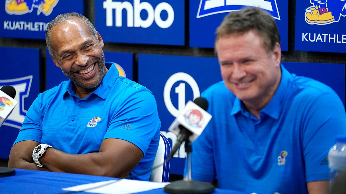 Norm Roberts and Bill Self