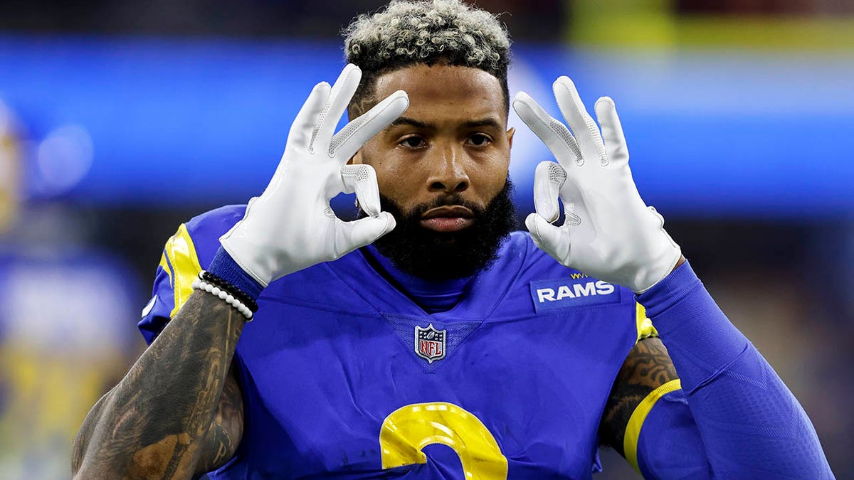 Odell Beckham Jr in the 2021-22 NFC title game