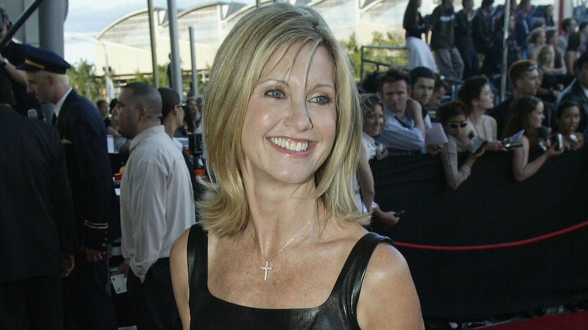 Olivia Newton-John at the ARIA Awards in 2002