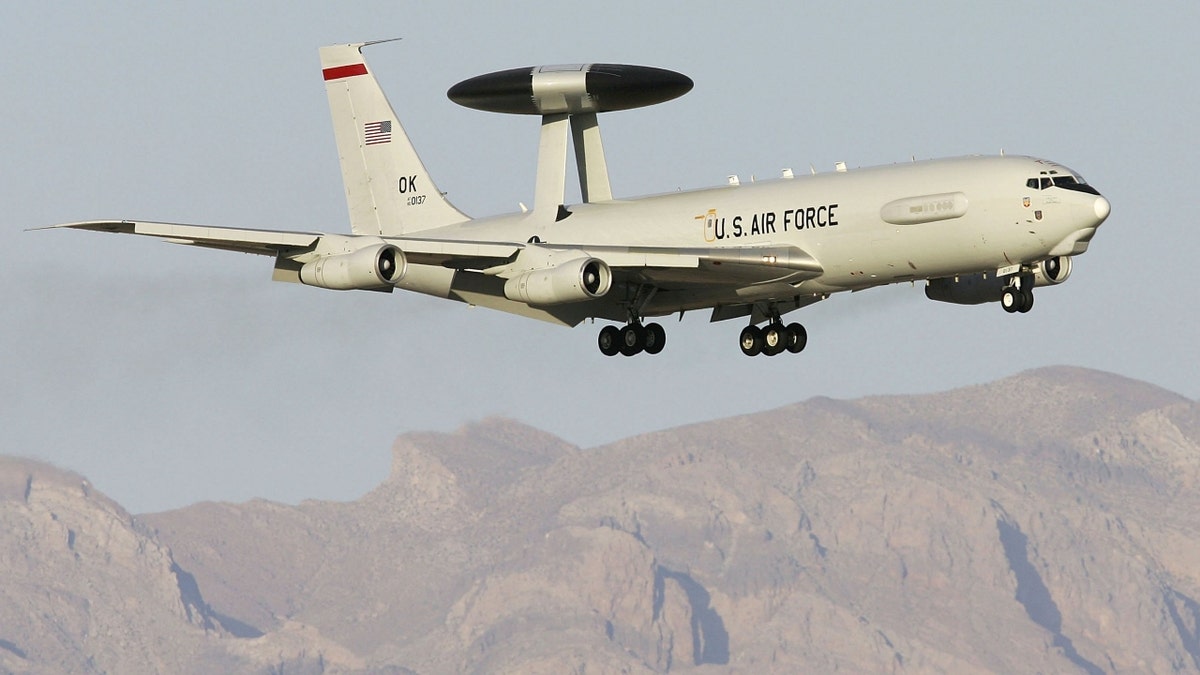 A U.S Air Force E-3 AWACS