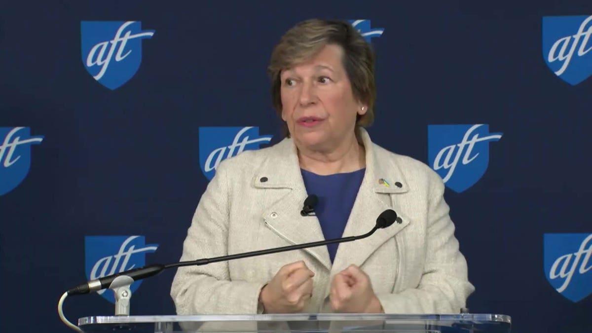 Randi Weingarten speaking