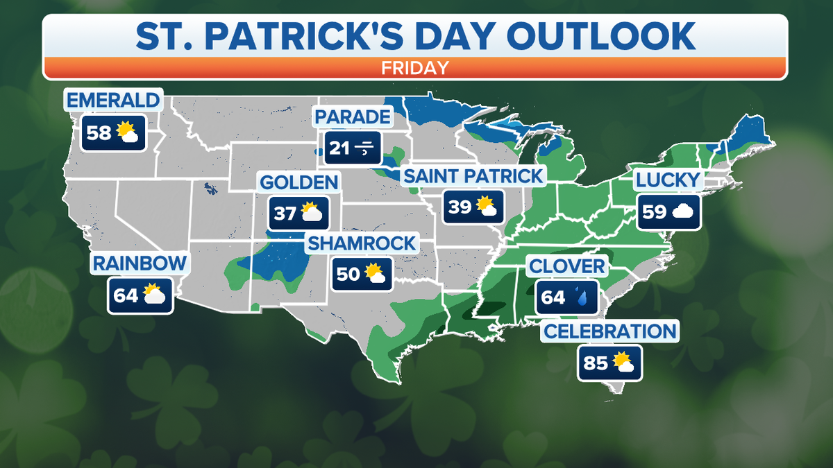 The St. Patrick's Day forecast