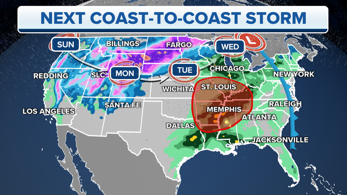 A map of storm impacts across the country