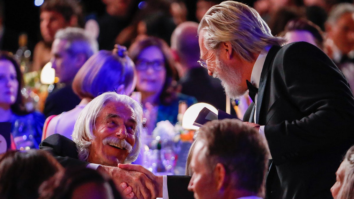 Jeff Bridges and Sam Elliott at the 2023 SAG Awards