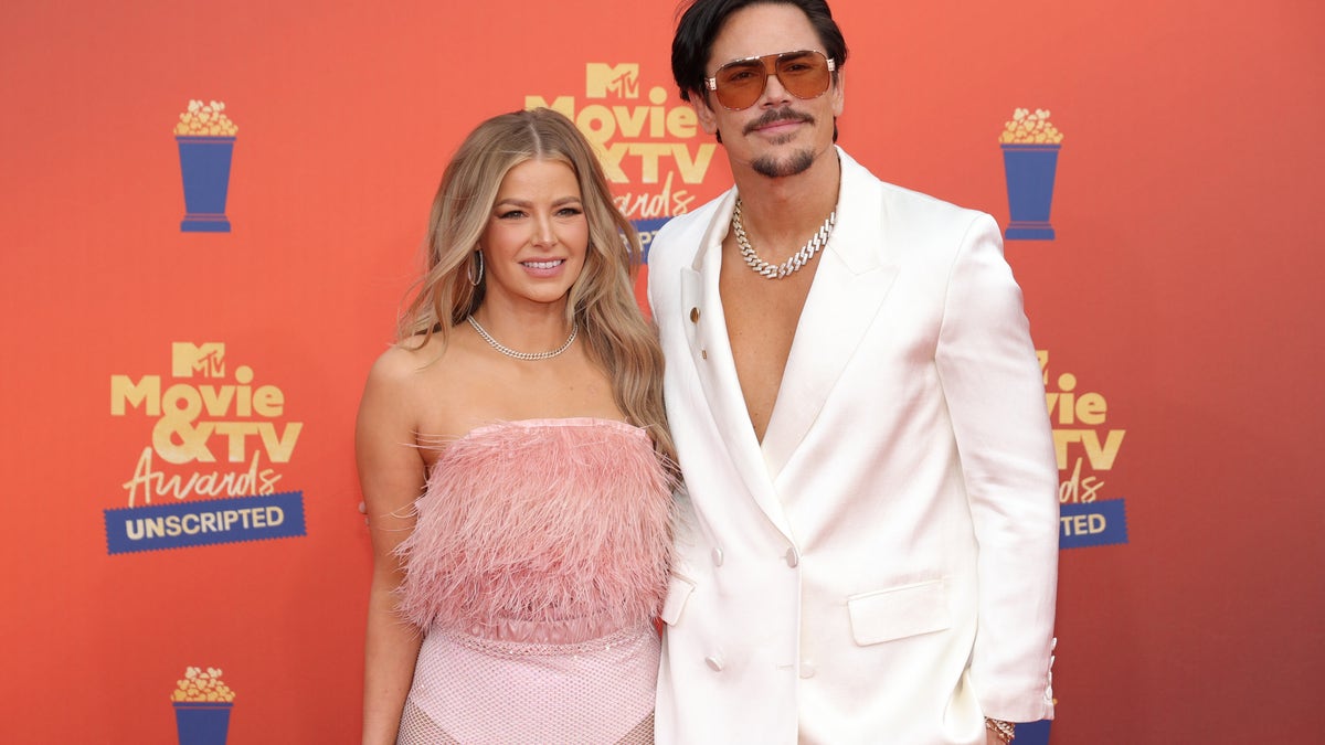 Tom Sandoval and Ariana Madix walk MTV Movie Awards red carpet