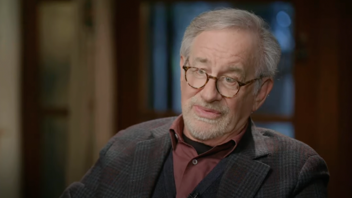 Steven Spielberg speaks with Stephen Colbert about varied topics