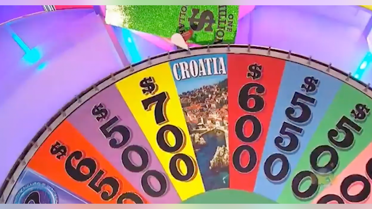Wheel of Fortune spinning wheel