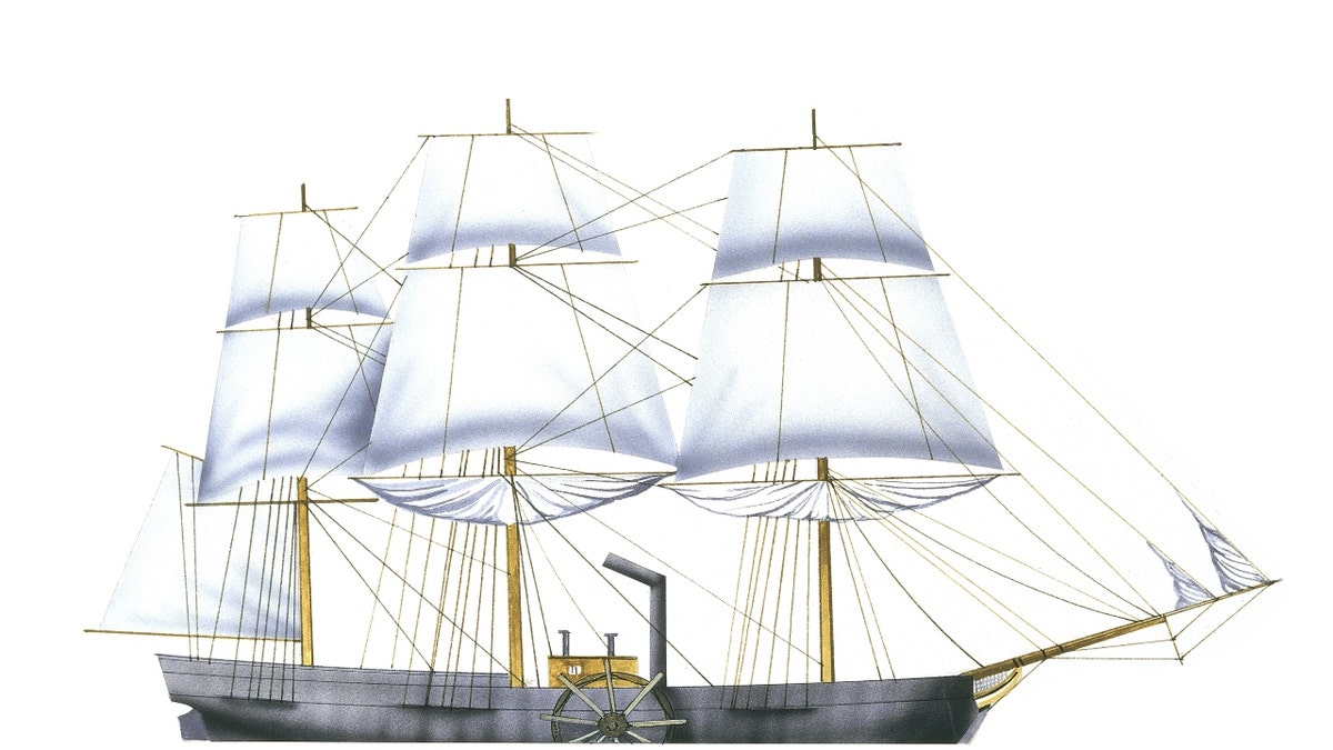 SS Savannah illustration