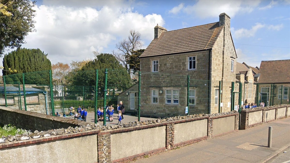 St. Mary's, Prittlewell school seen from street