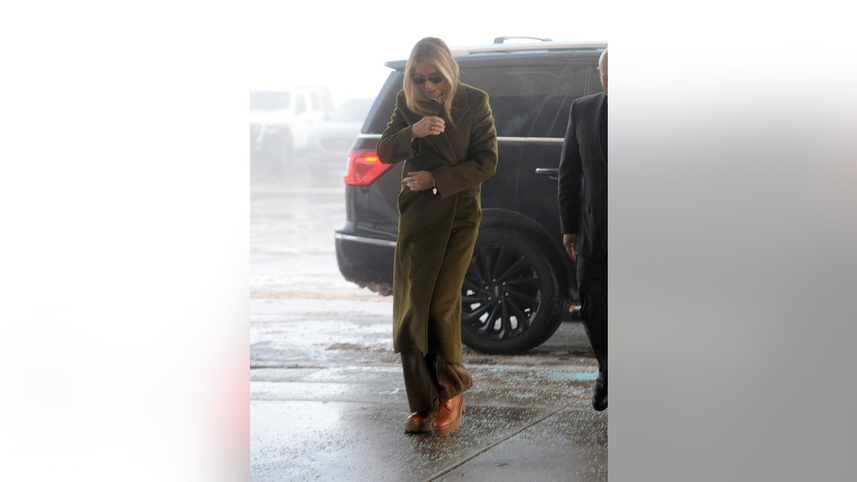 Gwyneth Paltrow arriving at court