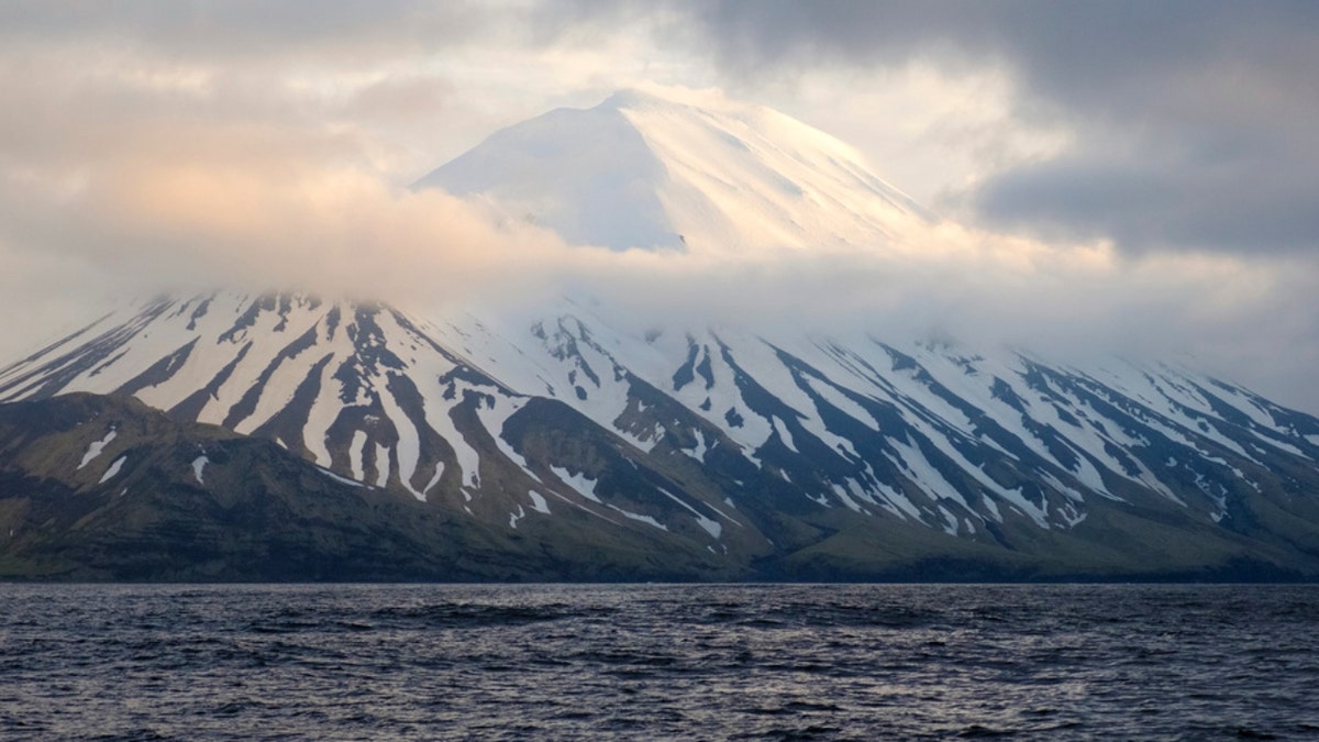 The Tanaga Volcano near Adak, Alaska