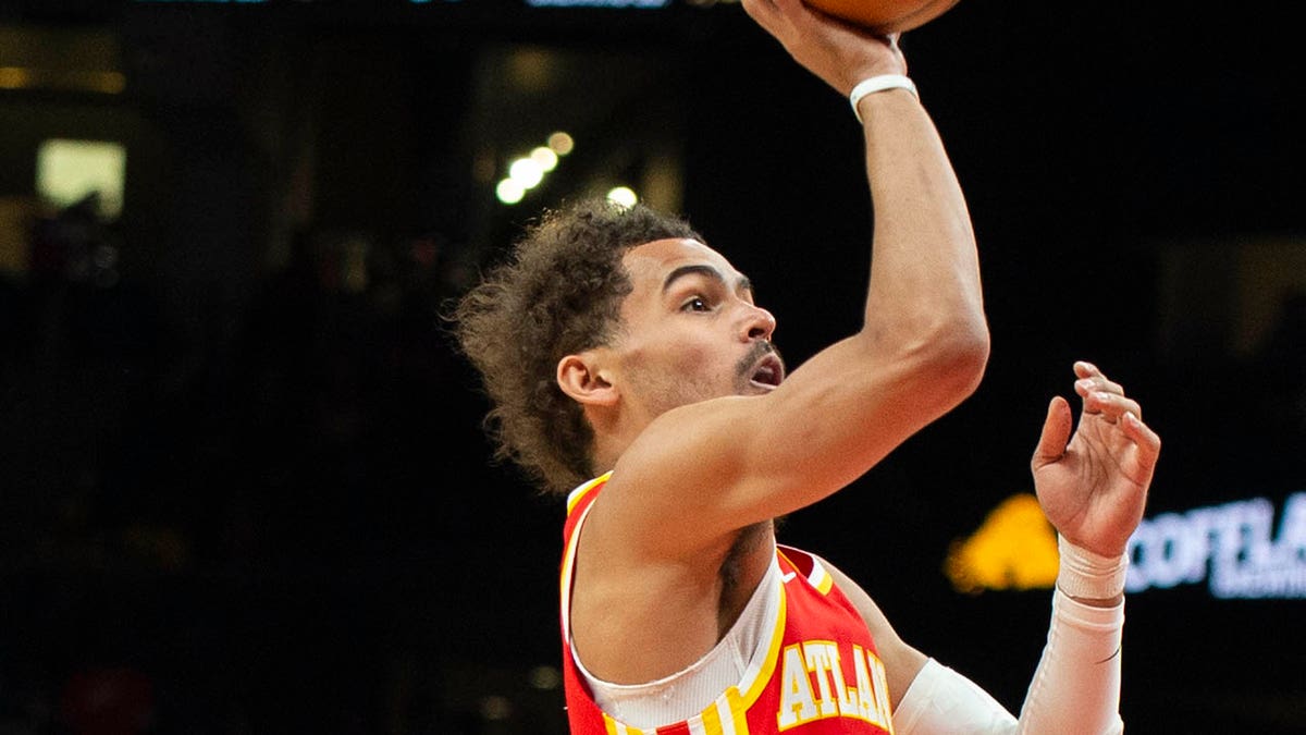 Trae Young floats the ball
