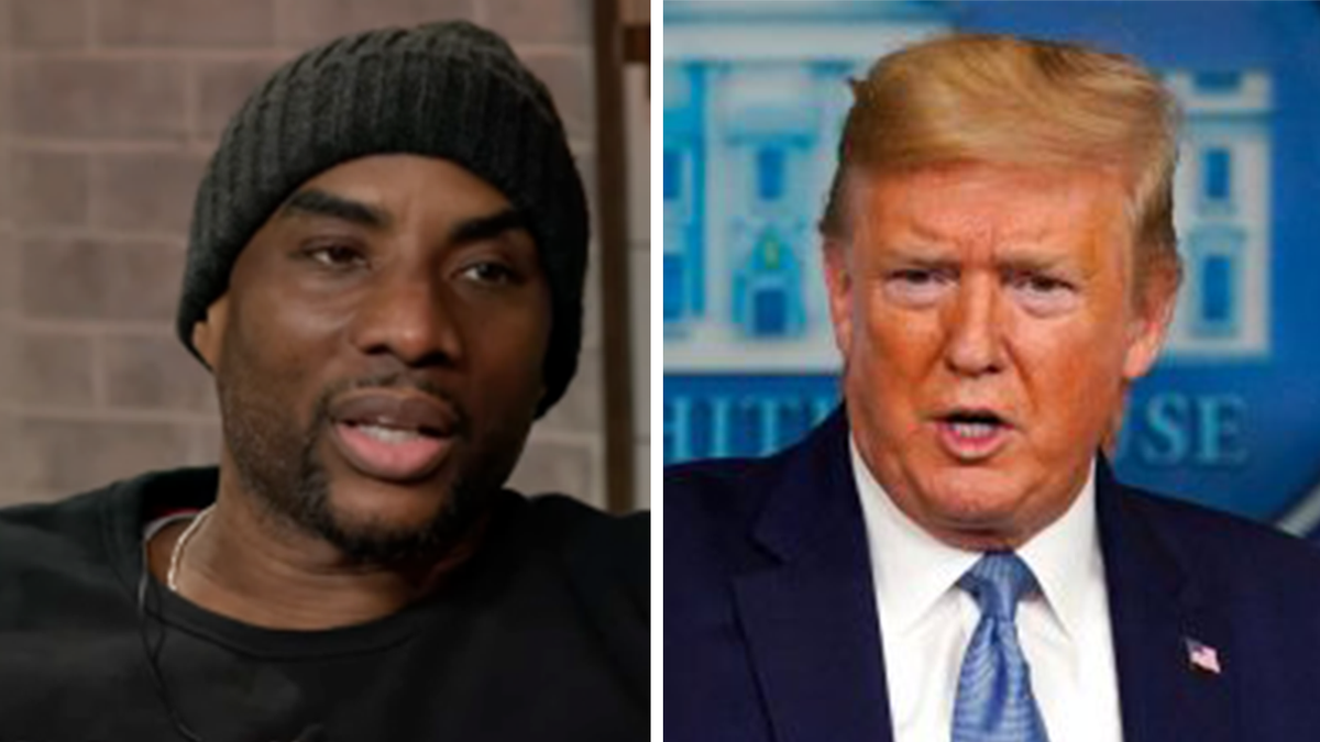 Charlamagne and Donald Trump