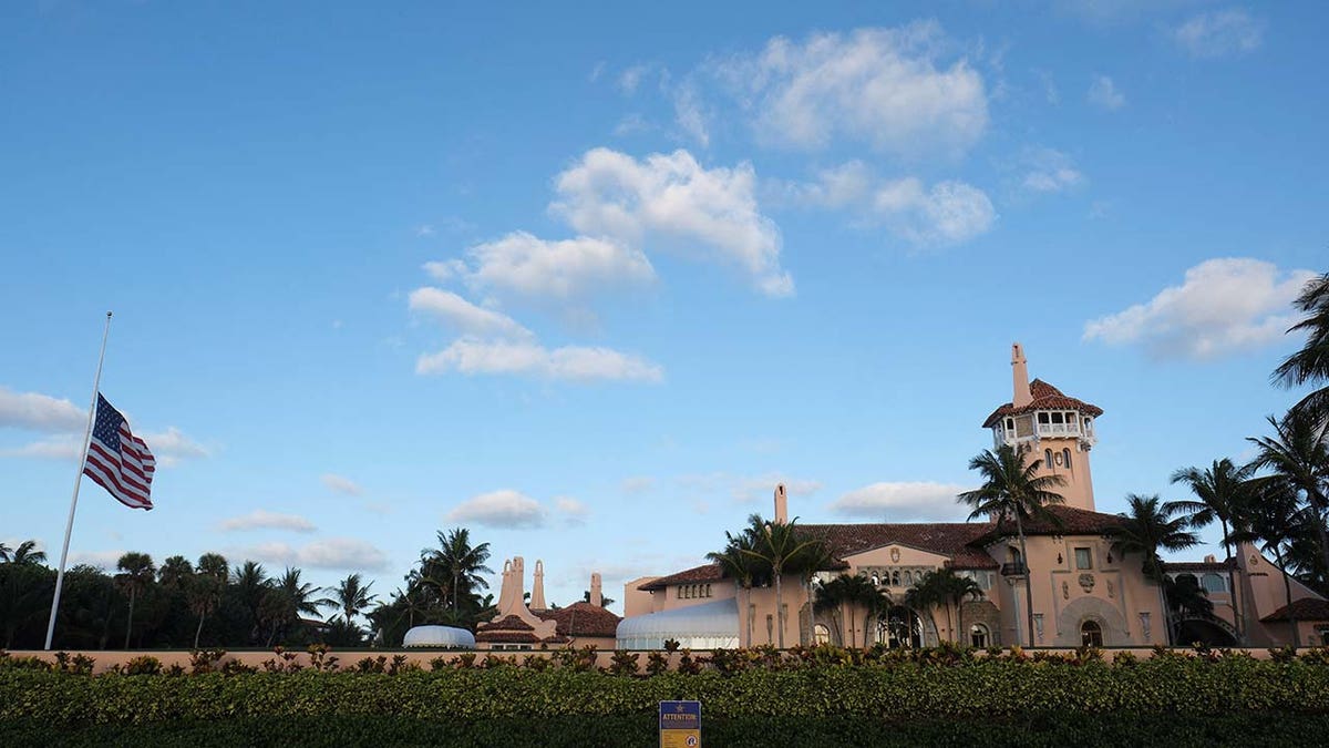 Vista del complejo Mar-a-Lago del ex presidente estadounidense Donald Trump.