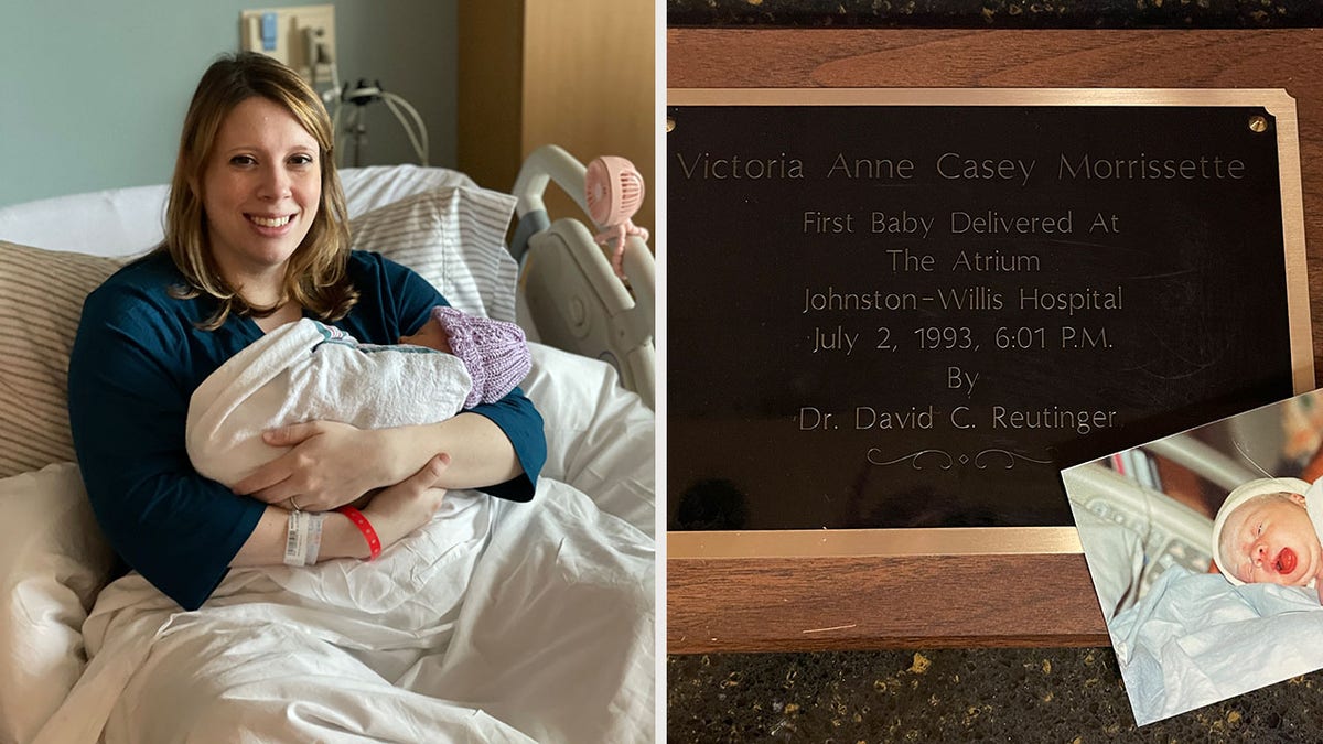 Victoria Matthews and baby girl, Emma Matthews, were both born at HCA Virginia Johnston-Willis Hospital in Richmond, Virginia, nearly 30 years apart.