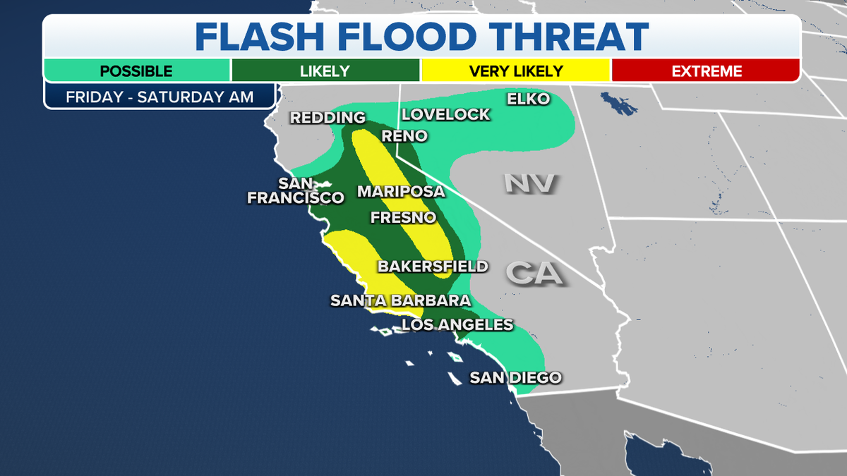 The West is under the threat of flash floods