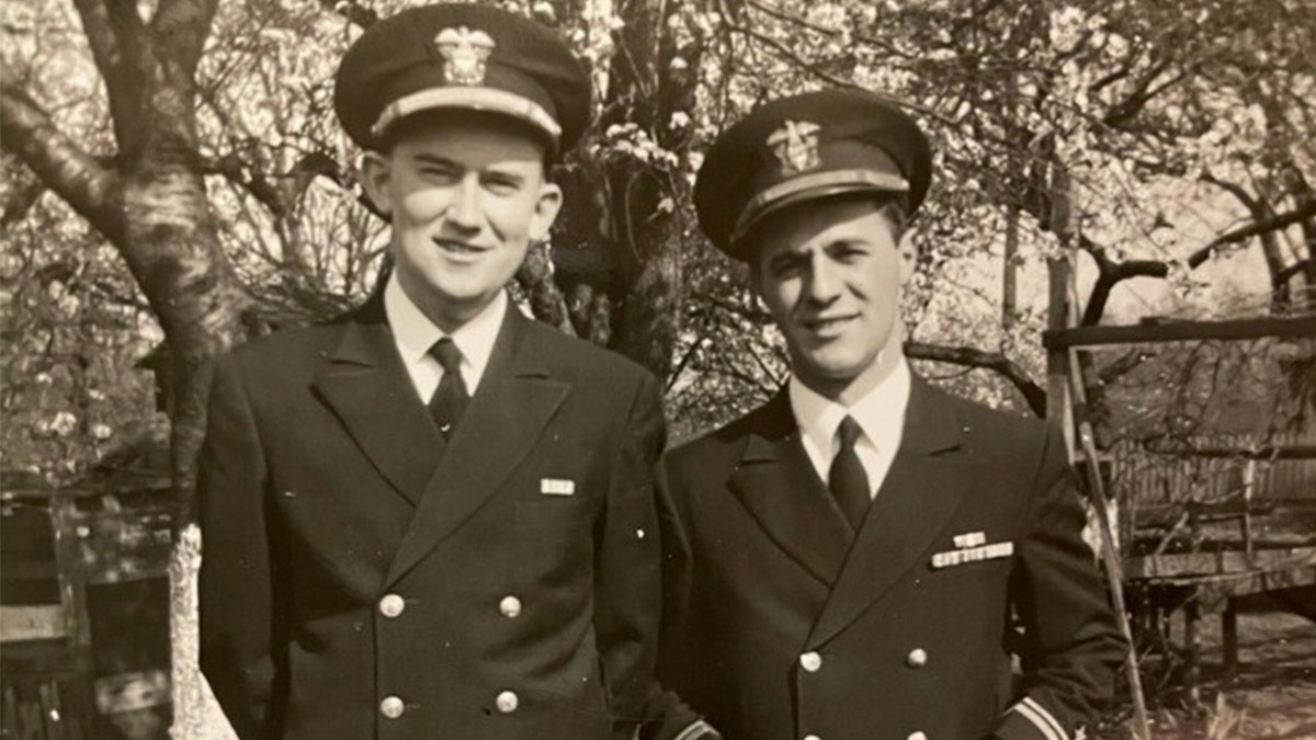 Fred Fonda and Al Sitarski in the Navy