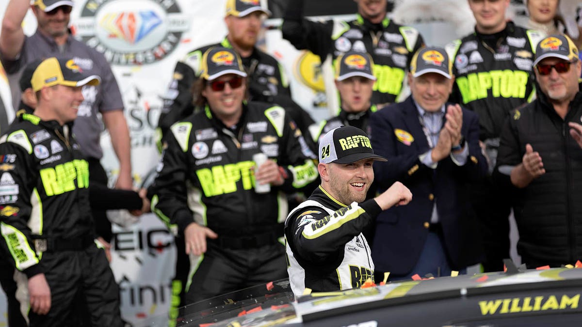 William Byron in Victory Lane