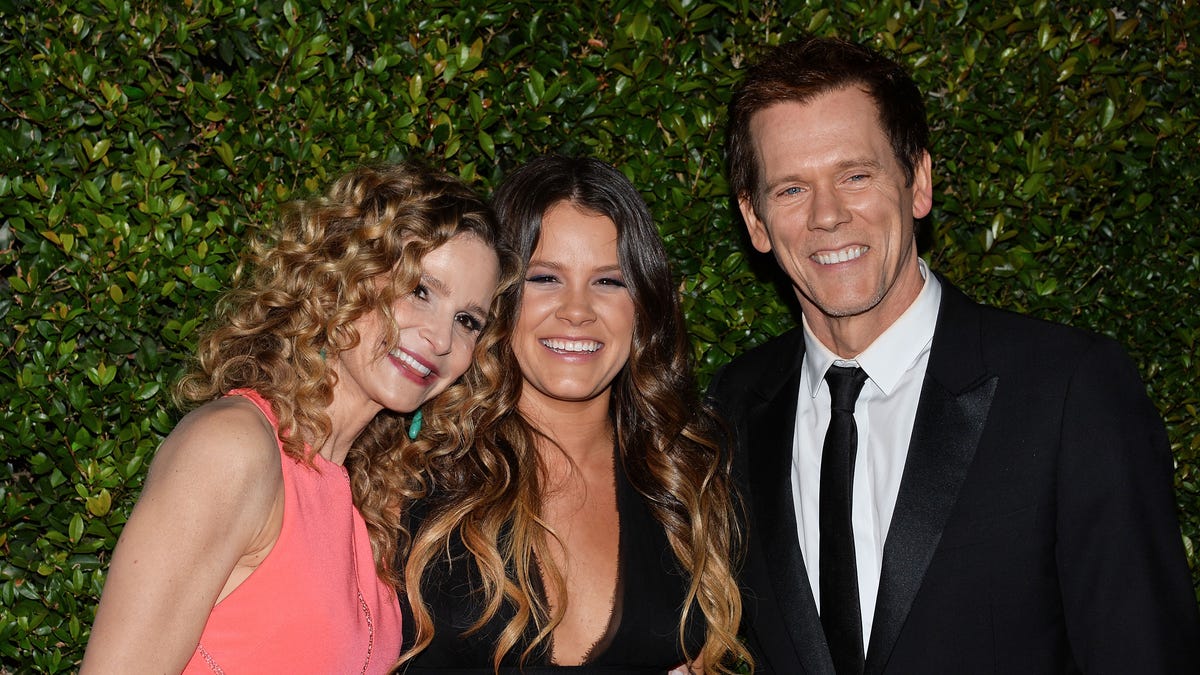 Kyra Sedgwick and Kevin Bacon with their daughter Sosie Bacon