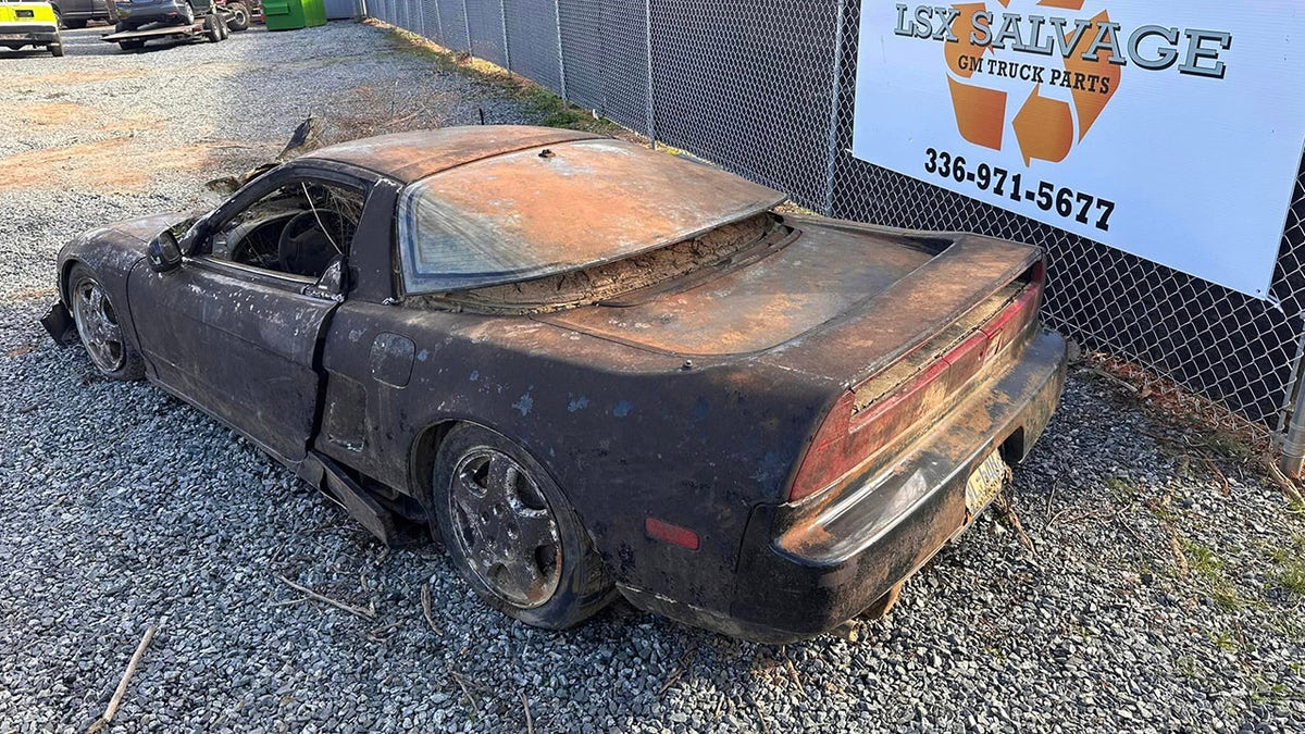 nsx wreck rear