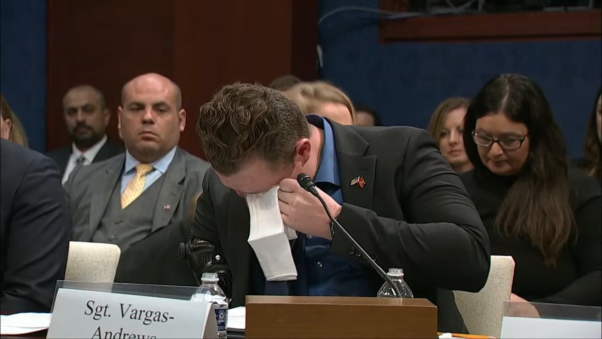 Marine sniper Tyler Vargas-Andrews congressional testimony e congressional Afghanistan hearing