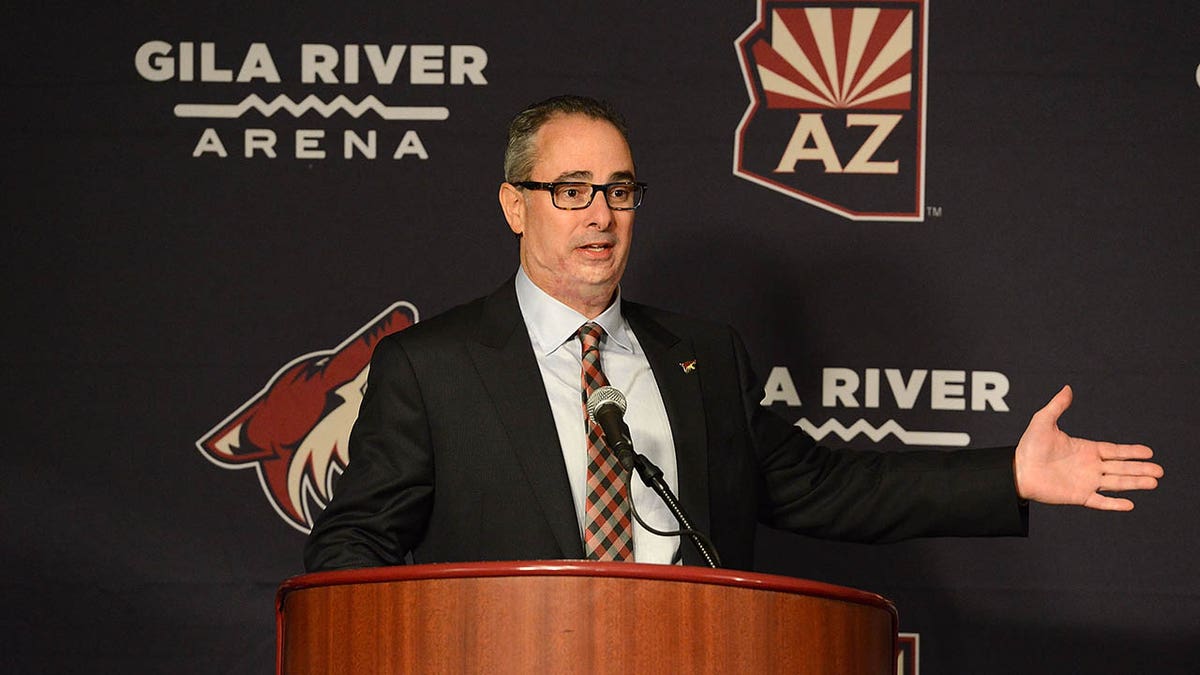 Andrew Barroway at press conference