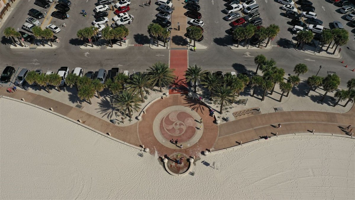 Aerial view of Clearwater Beach