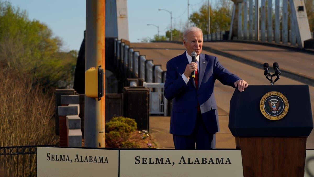 Biden speaking in Selma