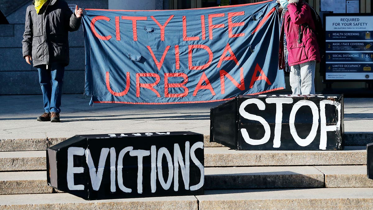 Boston rent protest