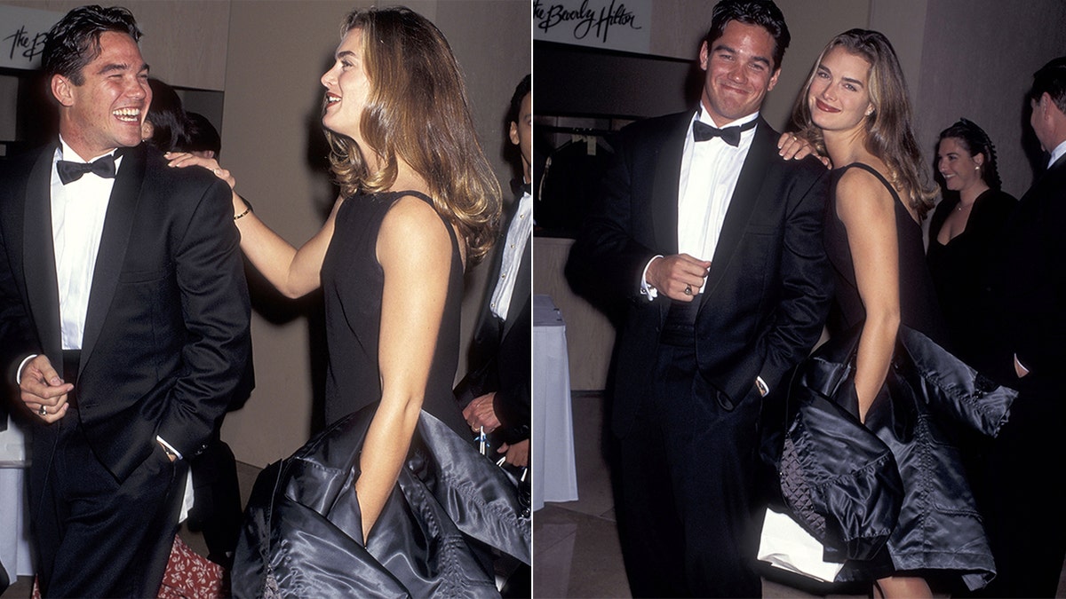 Brooke Shields and Dean Cain in 1995