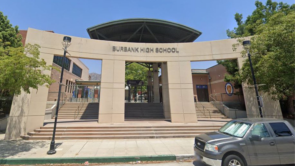 Burbank High School entrance