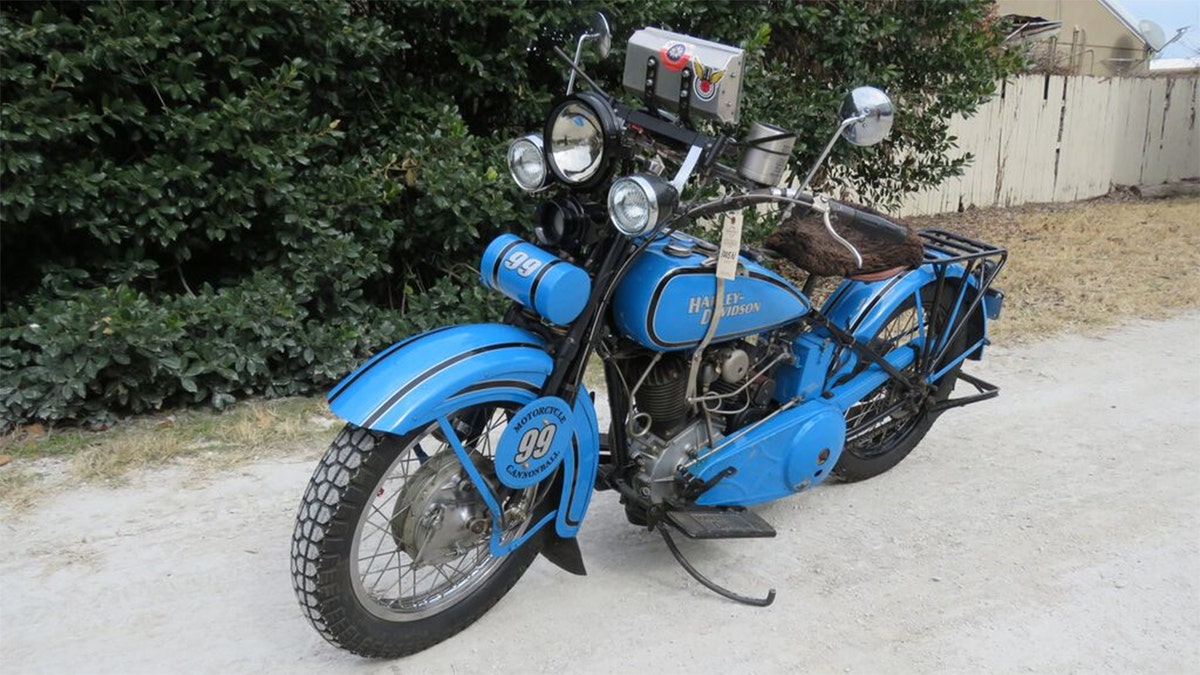 blue harley