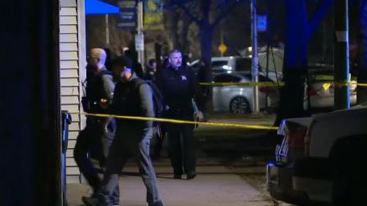 Chicago PD shooting scene