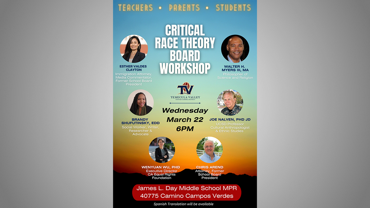 critical race theory workshop flyer