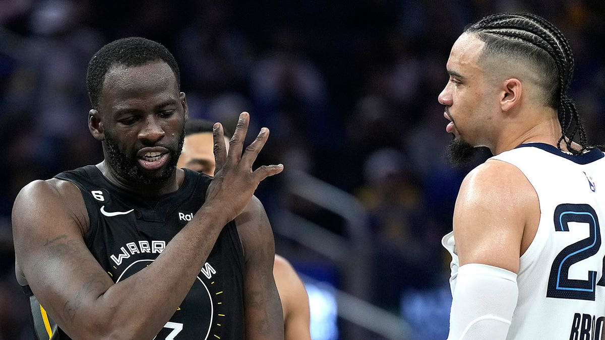 Draymond Green and Dillon Brooks