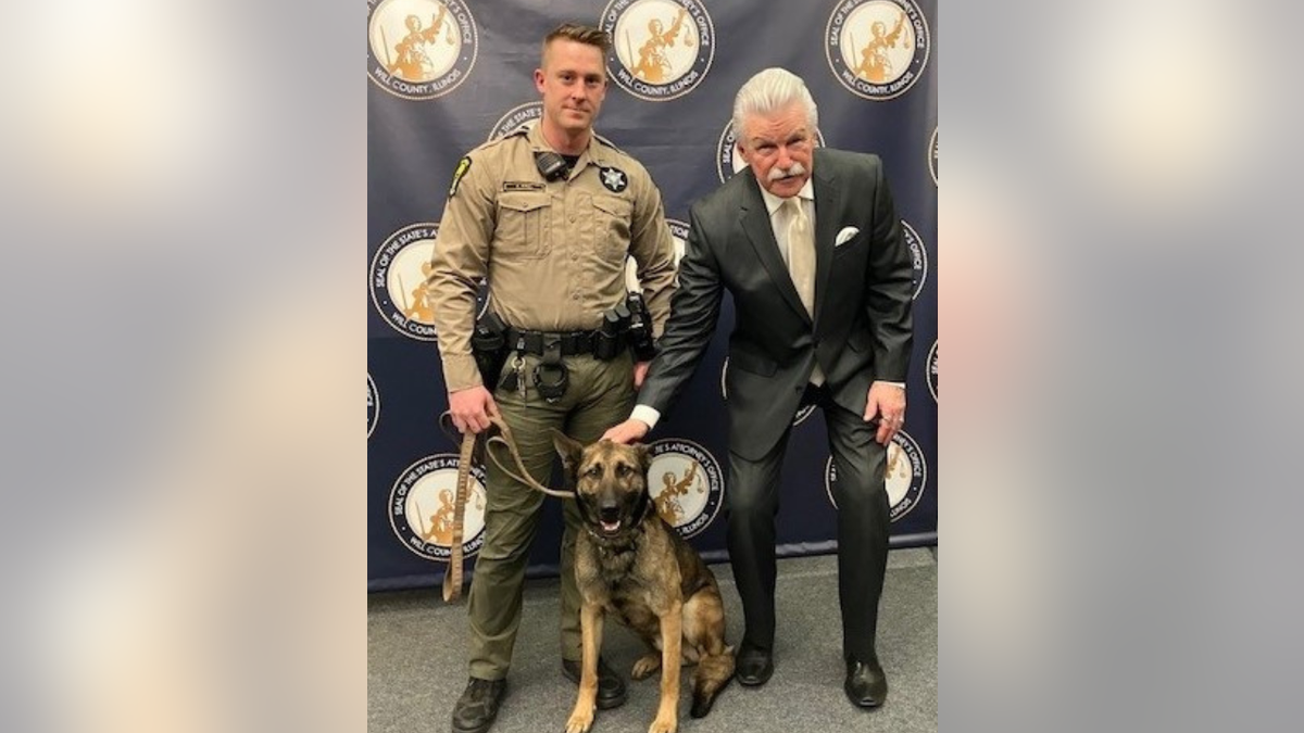 State's Attorney with K-9