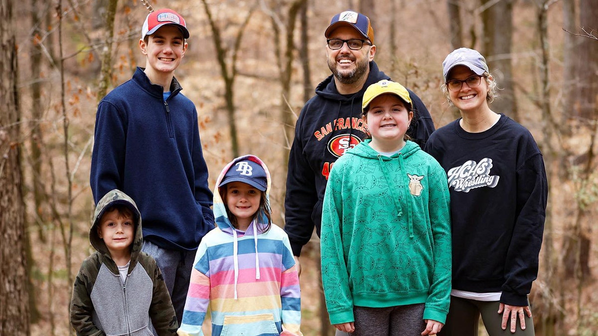 Yuma Barnett and his family