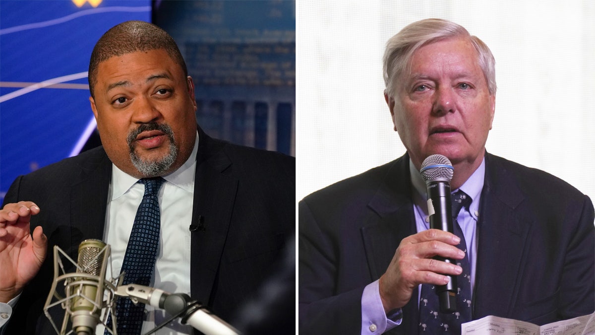 Alvin Bragg, Lindsey Graham split