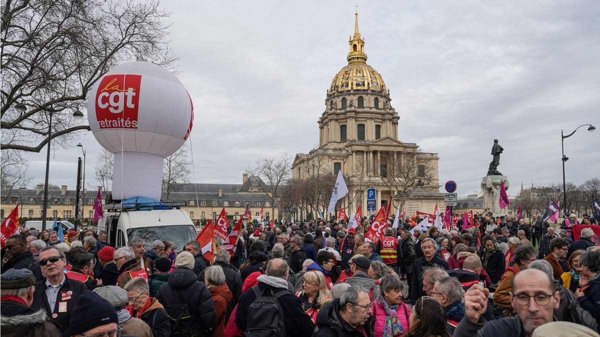 French pension protests