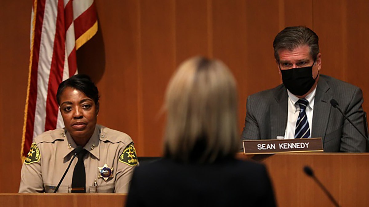 LASD Undersheriff April Tardy testifies at oversight commission