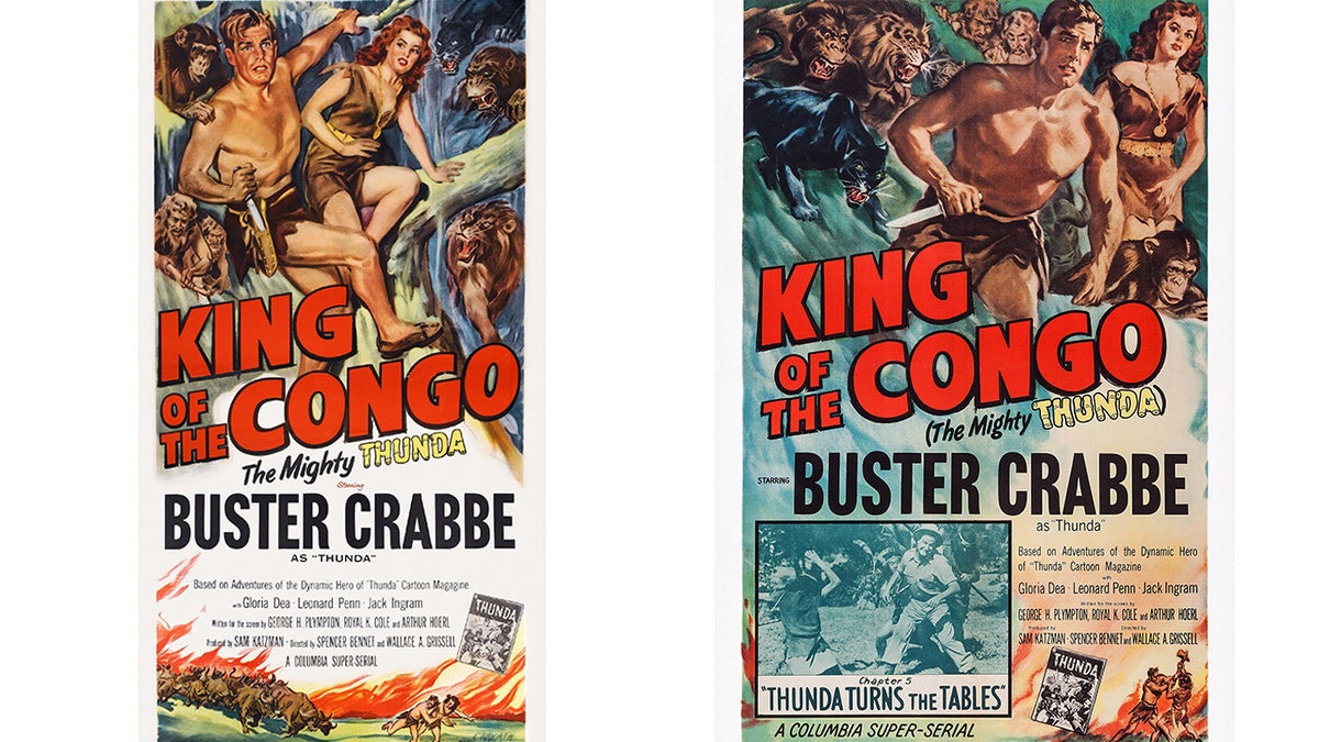 Gloria Dea movie posters from King of the Congo with Buster Crabbe