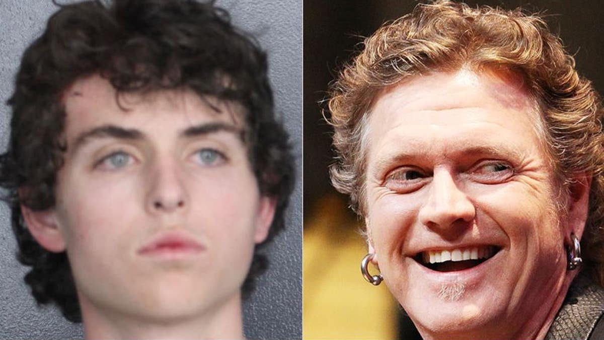 A split of alleged attacker Max Hartley and Def Leppard drummer Rick Allen