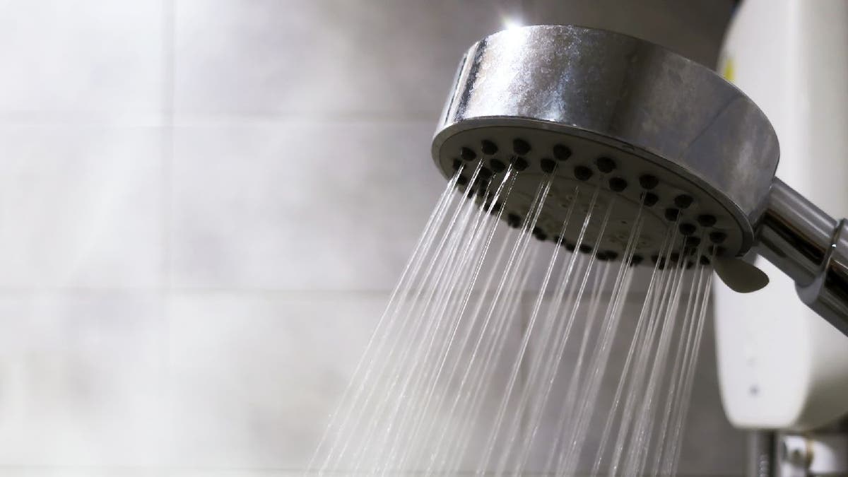 Shower head with water spraying