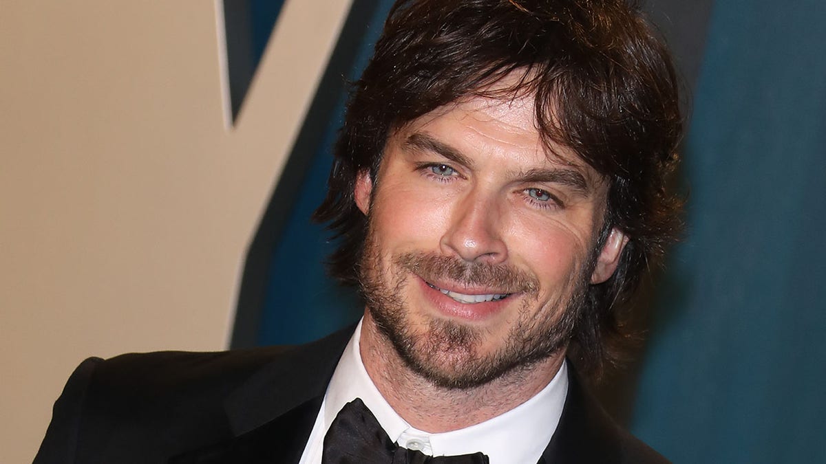 Ian Somerhalder smiling