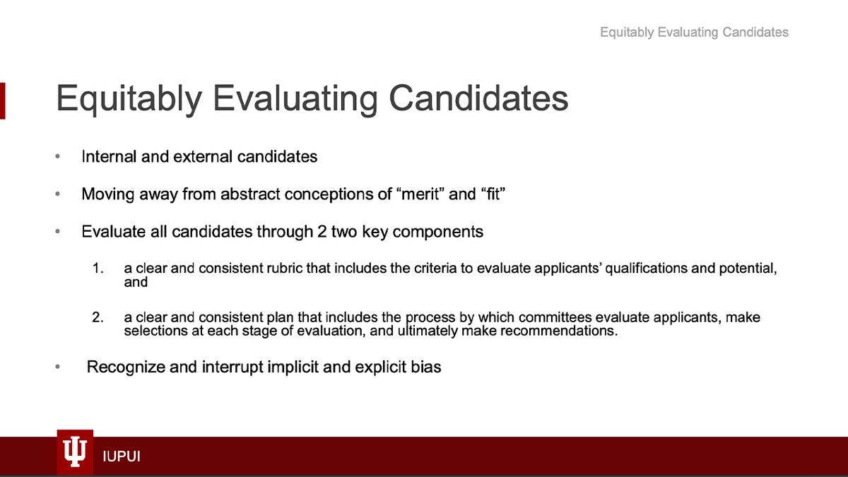 Faculty hiring practices slide