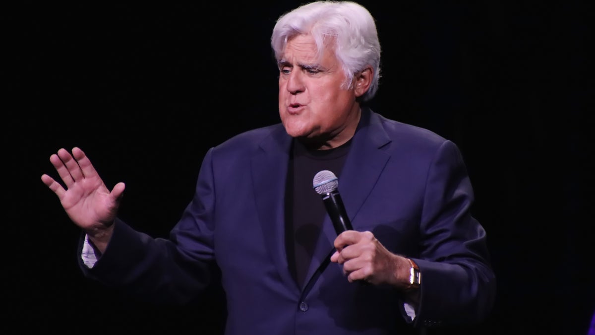 Jay Leno performs onstage