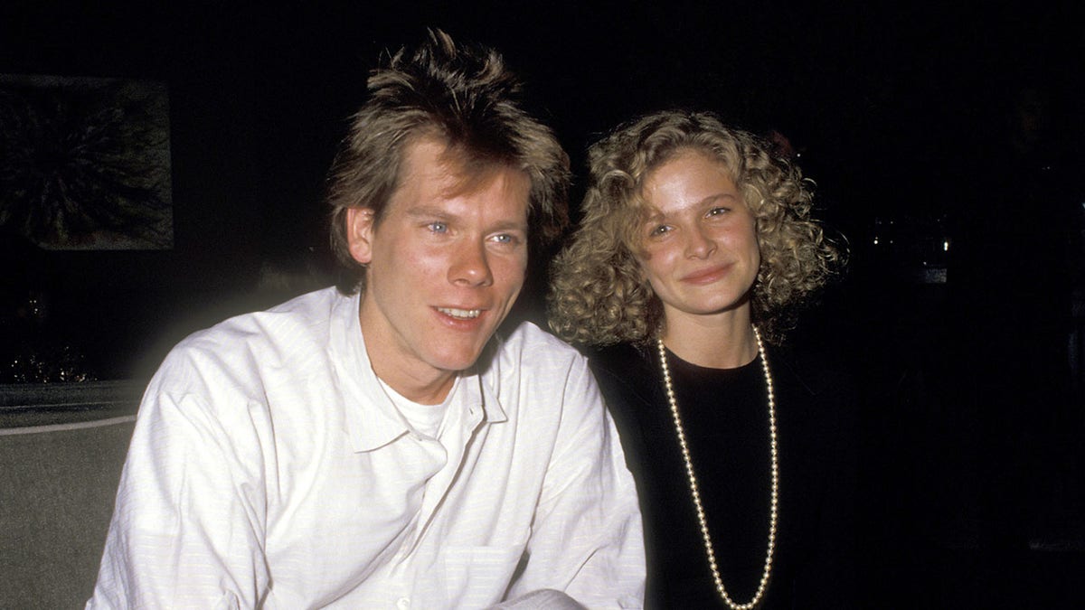 Kevin Bacon with Kyra Sedgwick in 1987
