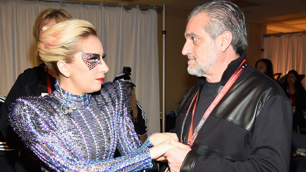 Lady Gaga and father Joe Germanotta