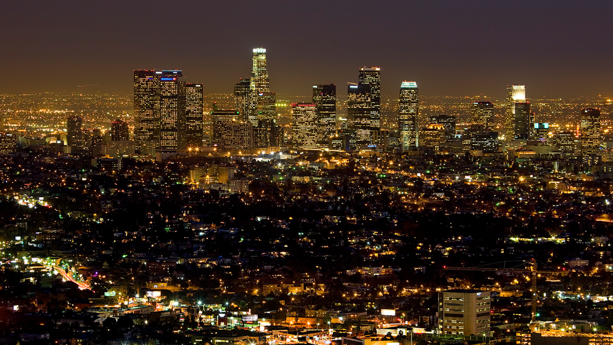 Los Angeles skyline at night, seen from Griffith Observatory