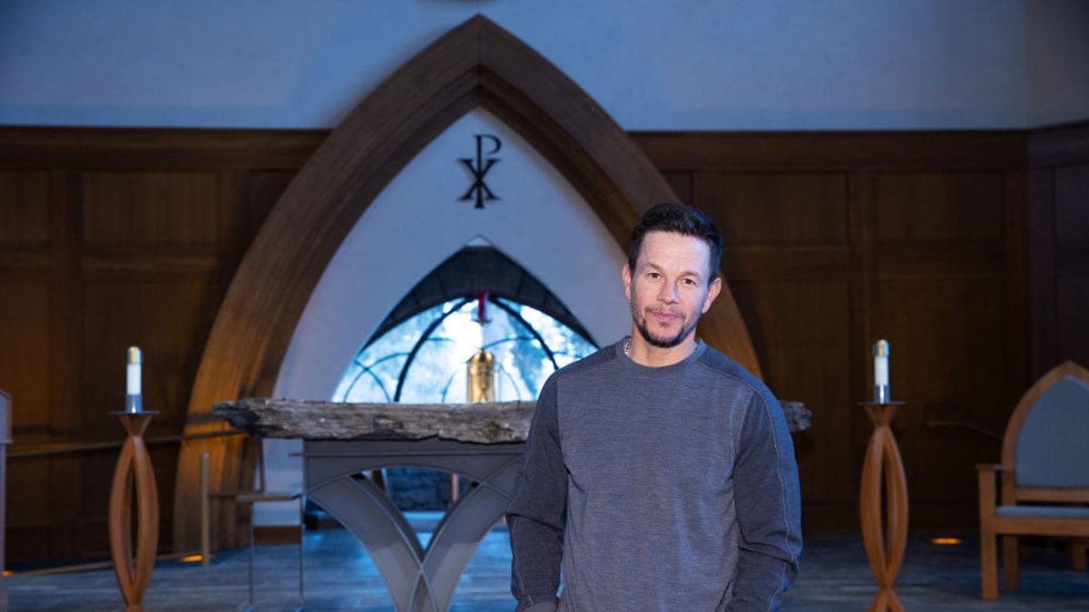  Mark Wahlberg visits All Saints Chapel at Carroll College